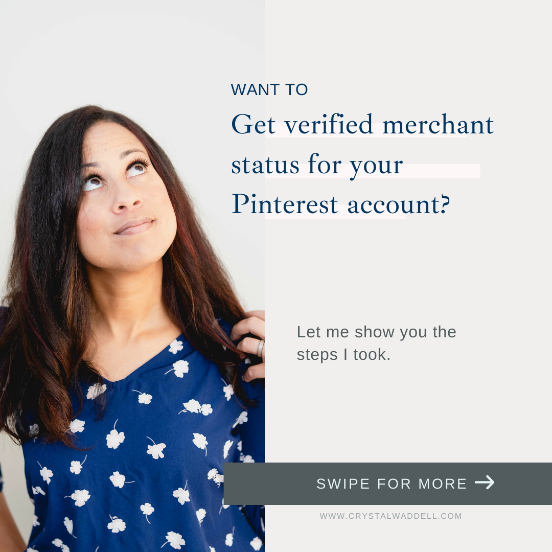 get verified merchant status on Pinterest for your Shopify Store