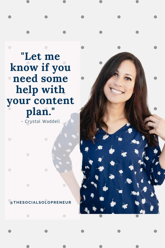 Crystal Waddell of PinMYshop has a content strategy that will work for your business