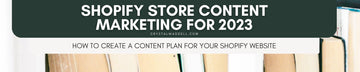 Shopify Content Marketing and Content Strategy Mapping graphic